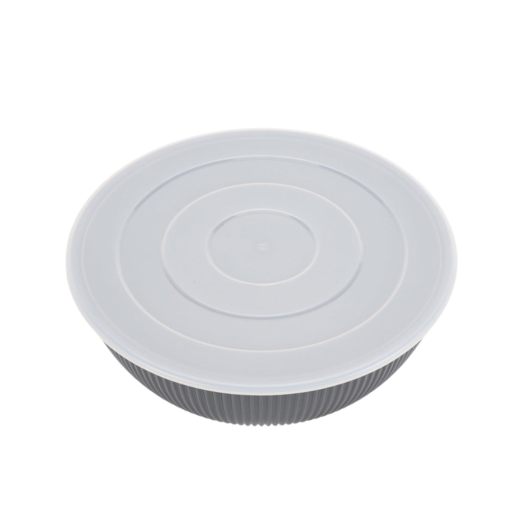 - Black 4-Piece Eco-Friendly Recycled Plastic Serve Bowl Set