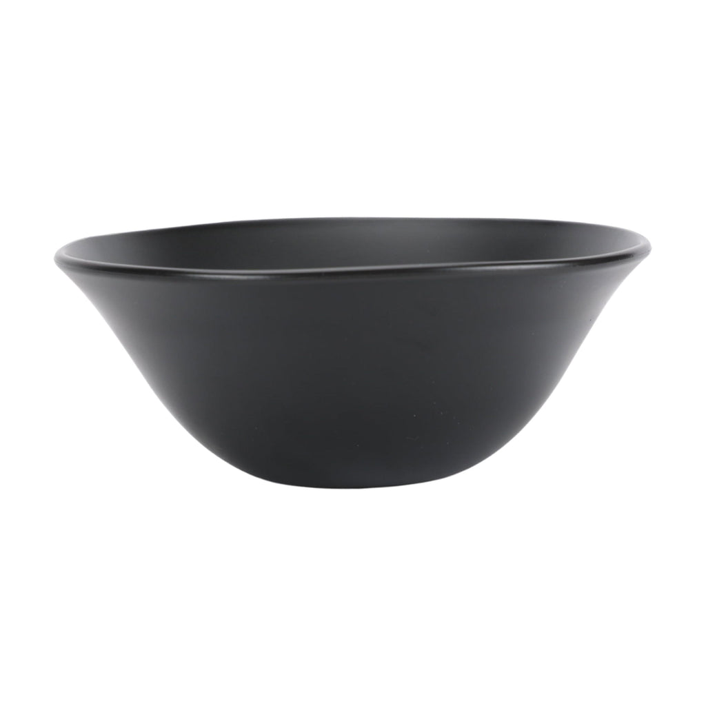 Black 12-Piece Eco-Friendly Recycled Plastic Dinnerware Set